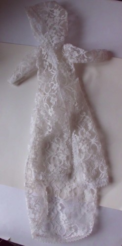 Poupée sindy manteau - manteau, white