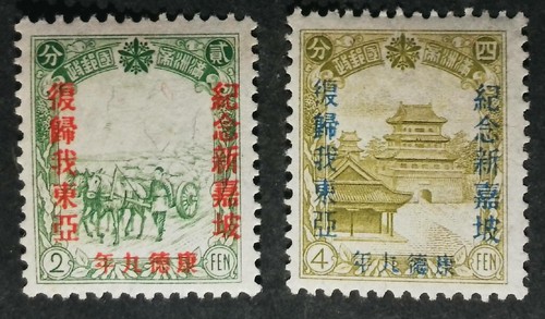 China manchukuo 1942 return - china,
