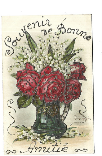 Illustration fleurs muguet - illustration,