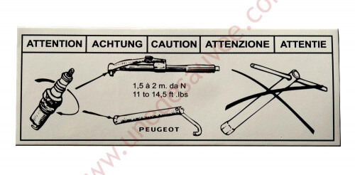 Autocollant sticker moteur - autocollant,