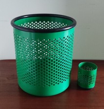 Lot.CORBEILLE à PAPIER CRIBBIO DESIGN Raoul BARBIERI & Giorgo MARIANELLI vintage