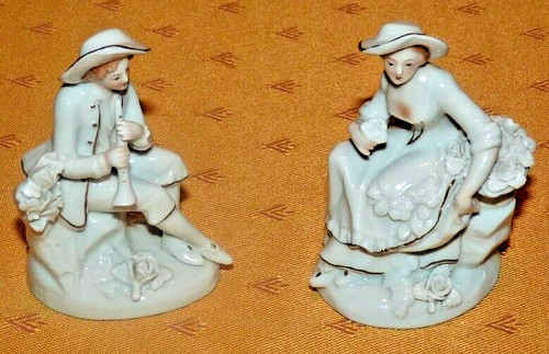 Couple figurines porcelaine - couple,