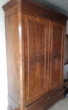 armoire Louis Philippe Ronce de Noyer