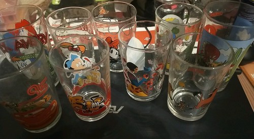 Lot anciens verres - verres, à