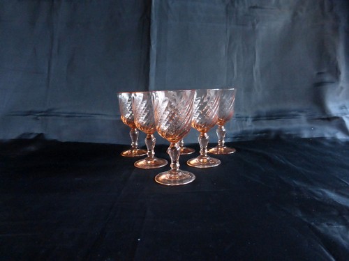 Verres liqueur rosaline - 6, à