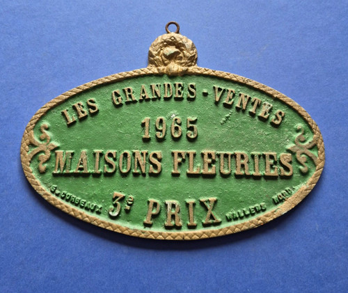 Plaque concours récompense - -,