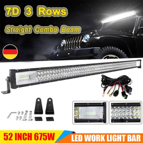 52pouces 675w led barre - 675w,
