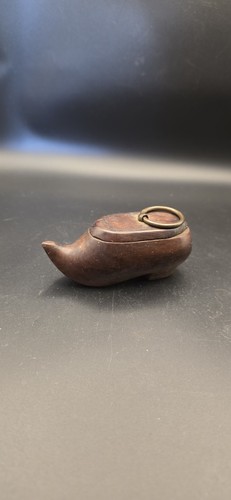 Ancienne tabatière bois - tabatière,