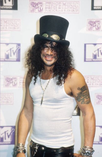 Slash from guns roses with - slash,