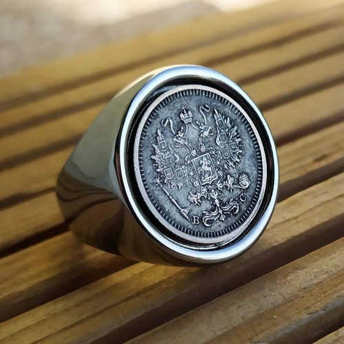 Bague chevalière véritable - chevalière,