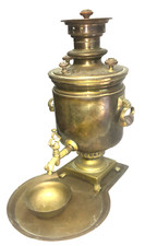 SAMOVAR RUSSE en laiton
