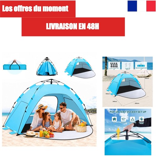 Warmtuyo tente plage pop - tente,