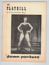 Playbill Damn Yankees November