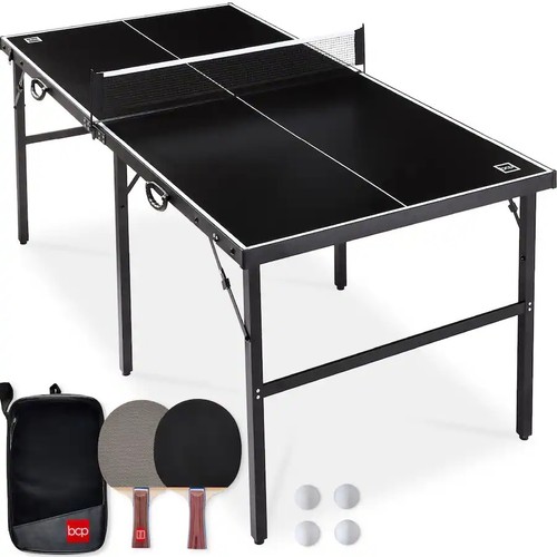 Portable ping pong table - ping, black