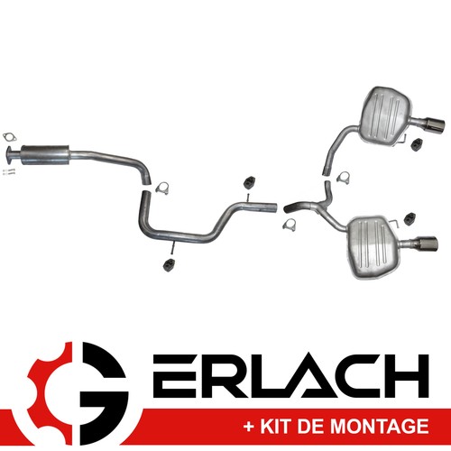 Echappement silencieux pour