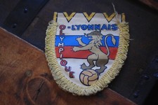ancien fanion 60s )) OL OLYMPIQUE LYONNAIS