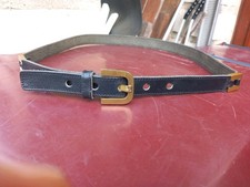  Ceinture Belt L'aiglon Mexicana Vachette 32 / 80 Noir 