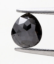 0.68ct Poire Diamant Noir