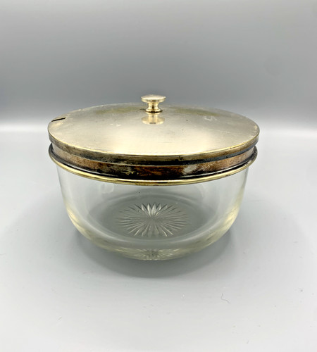 Saladier verre ciselé et - saladier, en