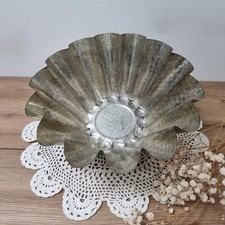 Moule à Brioche Ancien en Métal - Vintage Pâtisserie