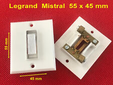 Ancien MISTRAL Legrand bouton Poussoir (pas Interrupteur) 55 x45 mm VINTAGE NEUF