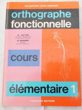 **livre scolaire ORTHOGRAPHE