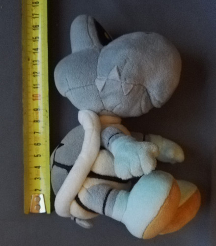Peluche yoshi gris super mario - gris,