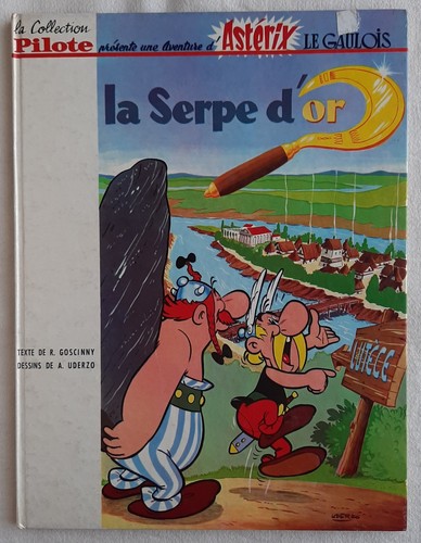 Asterix serpe or rare - la, d'or