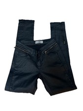 JEAN NOIR TOILE ENDUITE FEMME