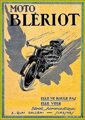 Blériot moto rpzp poster hq - poster,