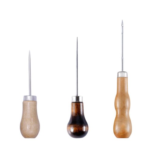3pcs manche bois poinçon - 3pcs,