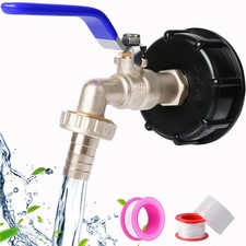 Robinet cuve 1000l s60x6 IBC cuve IBC tuyau，robinet jardin raccord cuve 1000 ...