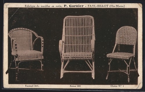 Cpa fayl billot - fauteuils, et