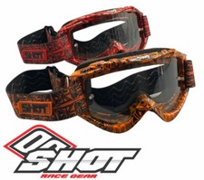 MASQUE CROSS SHOT TECH ELECTRON GOGGLES SX/MX ENDURO MOTOCROS