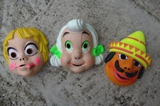 3 masques CESAR déguisement vintage mexicain  enfant à la cigarette petite fille