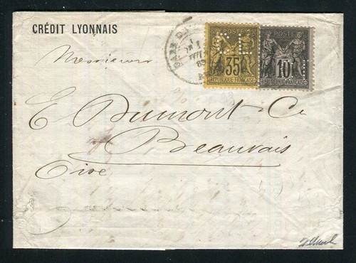 Superbe lettre lyon - superbe, pour