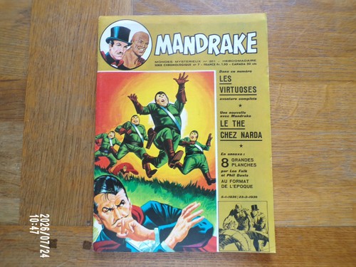 Mandrake magicien 361 - le,