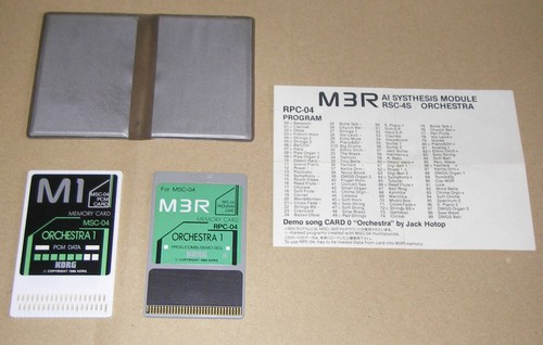 Carte mémoire korg - m1, m3r