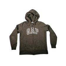 Veste Sweat À Capuche Gap Taille Large Garçons Enfants Full Zip Logo Arc