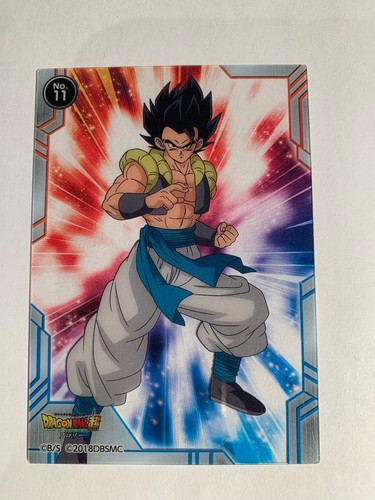 Dragon ball super clear card - clear,