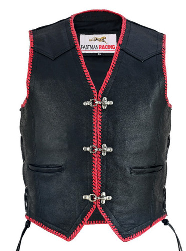 Veste cuir moto biker - en, de