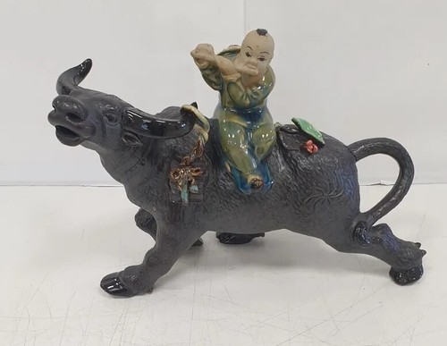 Sculpture buffle eau flute - eau,