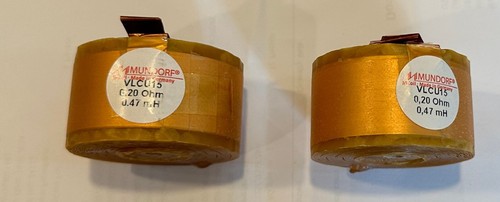 Pair two mundorf coil inductor - two,