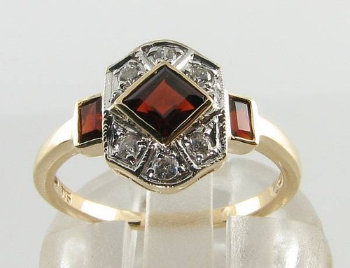 Bague art déco lush 9ct - déco,