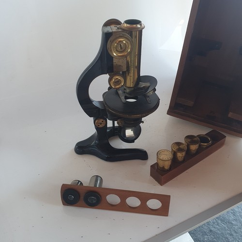 Microscope ancien otto himmels - microscope,
