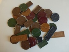 BYRRH 39 JETONS EN PLASTIQUE -