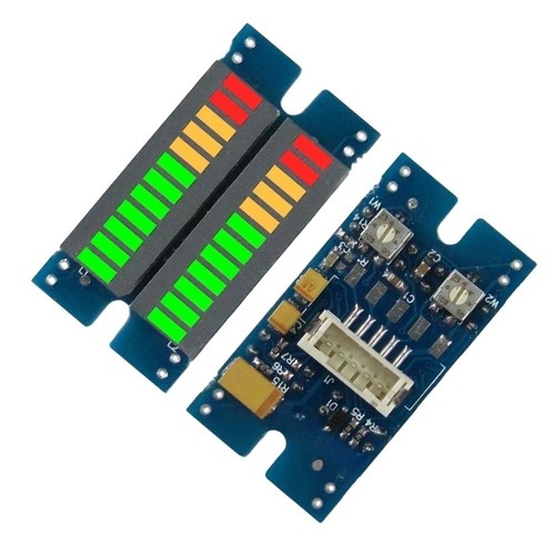 Pour audio meter led double - audio,