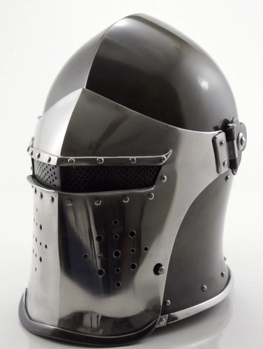 Casque barbute médiéval - casque,