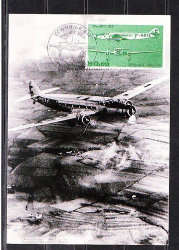 Carte 1er jour avion - 1er,