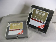 Lot de 2 anciennes bande magnétiques Scotch pour caméra type Super 8 ?